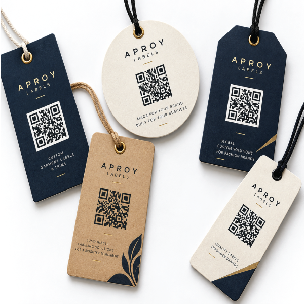 Custom QR Code Hang Tags