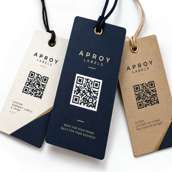 Custom QR Code Hang Tags